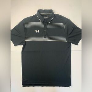 Under Armour Men's Polo Shirt with White Stripes